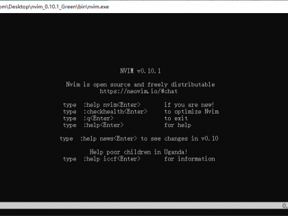 Neovim文本编辑器v0.10.3绿色版